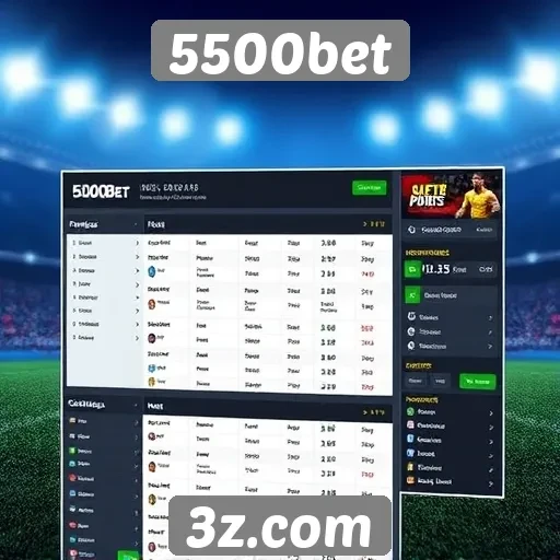 Interface e experiência do usuário no 5500bet