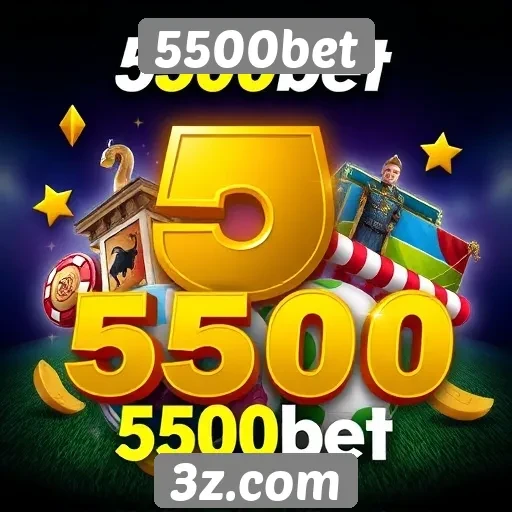 Variedade de jogos disponíveis na 5500bet